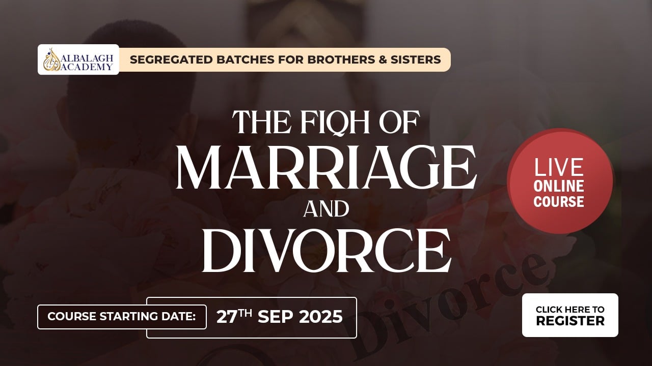 The Fiqh Of Marriage and Divorce